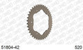 AFAM Rear Sprocket, 520 conversion, Alu PCD3 - 42T, 102 links reqd, fits PCD3