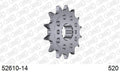 AFAM Front Sprocket, 520 (OE Pitch), Steel - 14T (orig size) (52610-14)