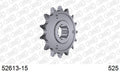 AFAM Front Sprocket, 525 (OE Pitch), Steel - 15T (orig size) (52613-15)