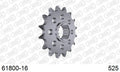 AFAM Front Sprocket, 525 (OE Pitch), Steel - 16T (orig size) (61800-16)