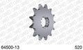 AFAM Front Sprocket, 520 (OE Pitch), Steel - 13T, 114 links reqd (64500-13)