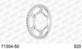 AFAM Rear Sprocket, 520 (OE Pitch), Steel (71304-50)