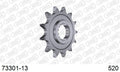 AFAM Front Sprocket, 520 (OE Pitch), Steel - 13T (orig size) (73301-13)