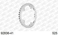 AFAM Rear Sprocket, 525 (OE Pitch), Steel - 41T (orig size) (92836-41)