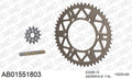 AFAM MX Racing GP Chain & Self CleaningAlu Sprocket Kit, 520 (OE Pitch) - Gold 114 link MX Racing GP chain, 13T steel/50T Alu sprockets – Suzuki RM-Z 450 2017–2026