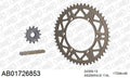 AFAM MX Racing GP Chain & Self CleaningAlu Sprocket Kit, 520 (OE Pitch) - Gold 114 link MX Racing GP chain, 13T steel/49T Alu sprockets – Kawasaki KX250F 2011–2012