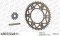 AFAM MX Racing GP Chain & Self CleaningAlu Sprocket Kit, 520 (OE Pitch) - Gold 114 link MX Racing GP chain, 13T steel/50T Alu sprockets (AB07224811)