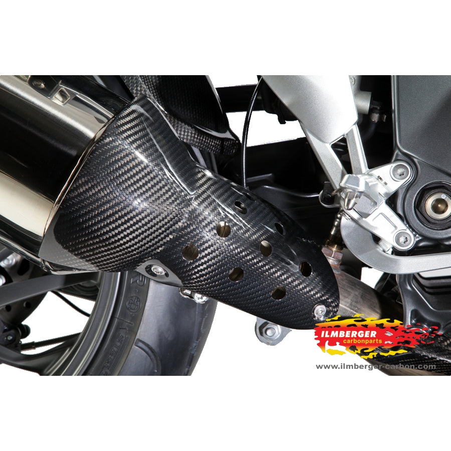 Ilmberger Carbon Front Silencer/Exhaust Protector – BMW K1300R 2009–2017 / BMW K1300S 2009–2017