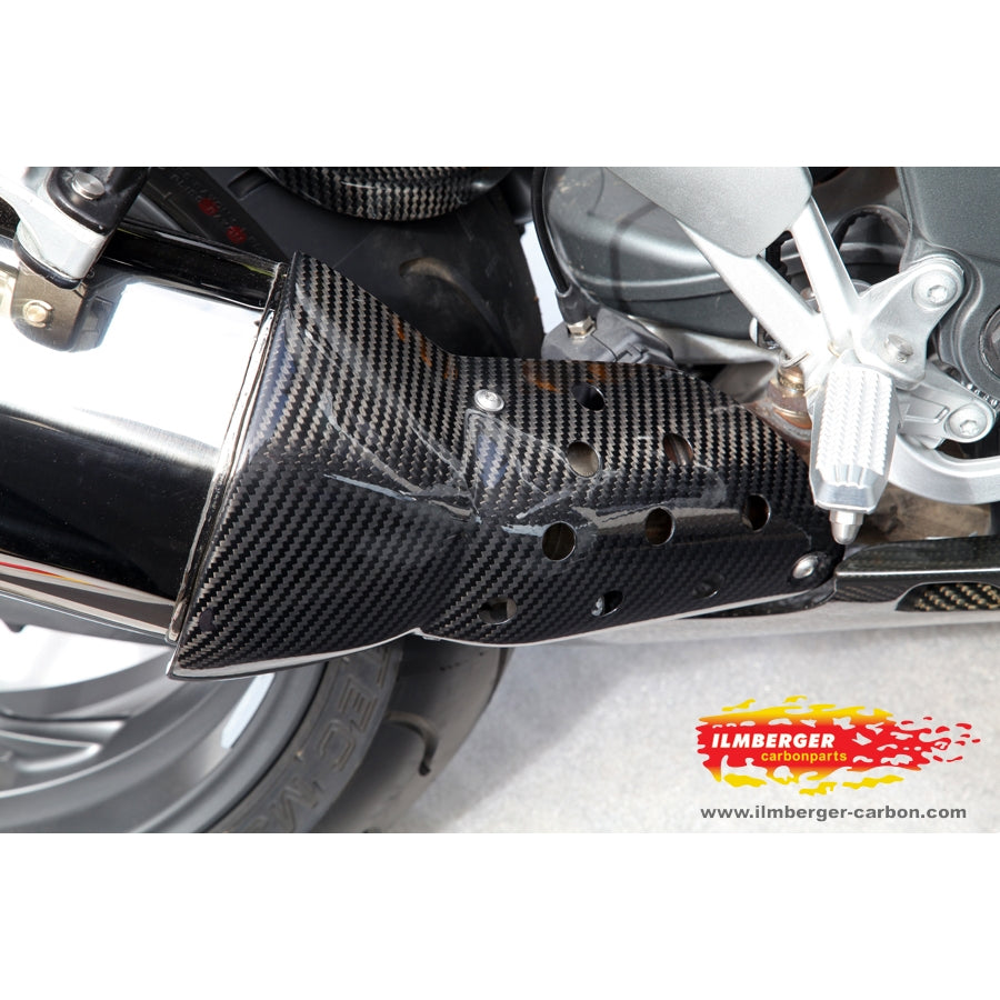 Ilmberger Carbon Front Silencer/Exhaust Protector – BMW K1300R 2009–2017 / BMW K1300S 2009–2017