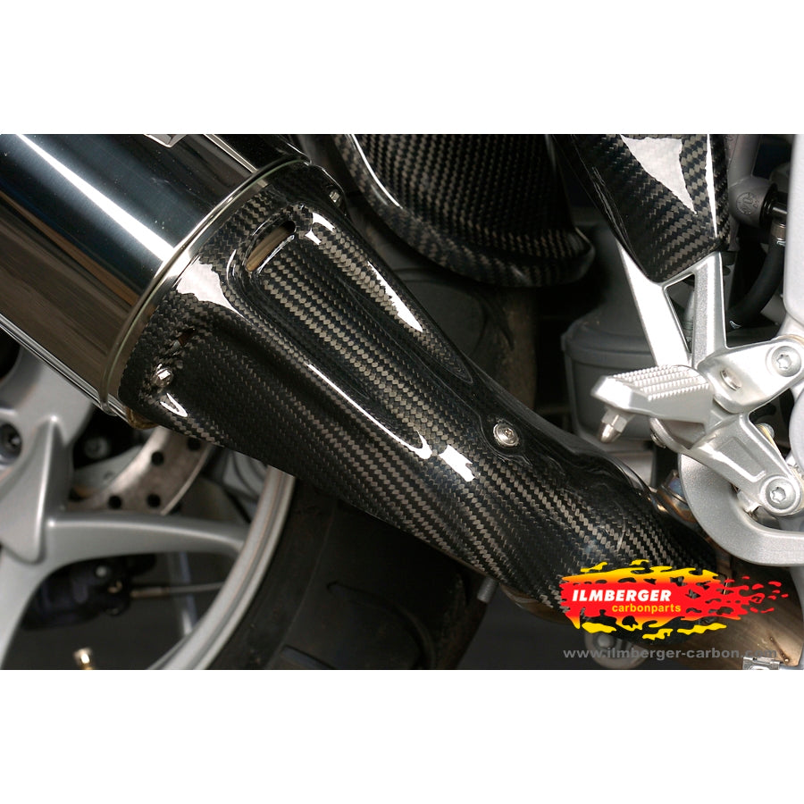 Ilmberger Carbon Front Silencer/Exhaust Protector – BMW K1200R 2005–2008 / BMW K1200S 2005–2008