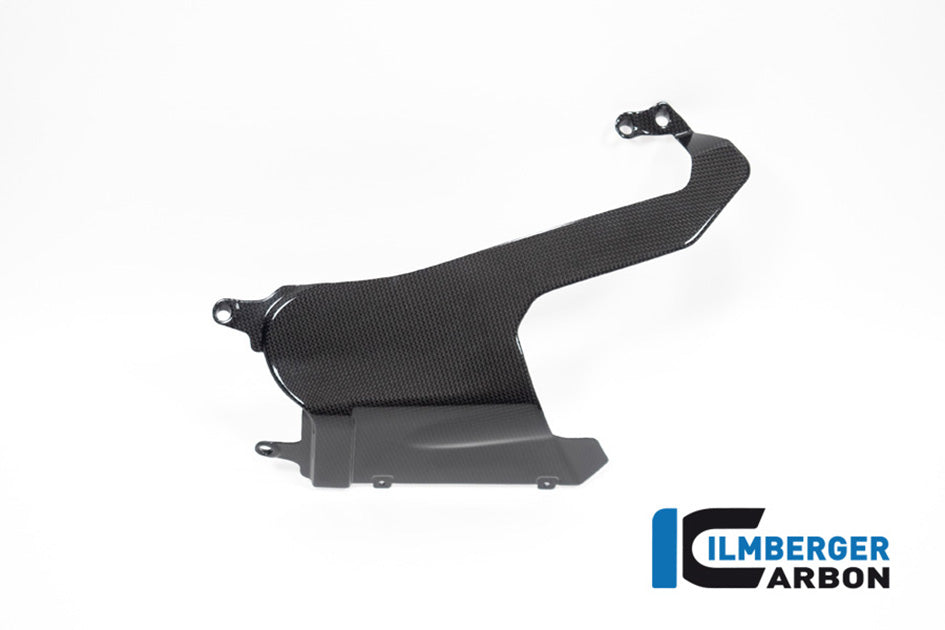 Ilmberger Carbon Exhaust Cover (On The Left Bellypan) (Gloss Finish) - (V4 / S Models)