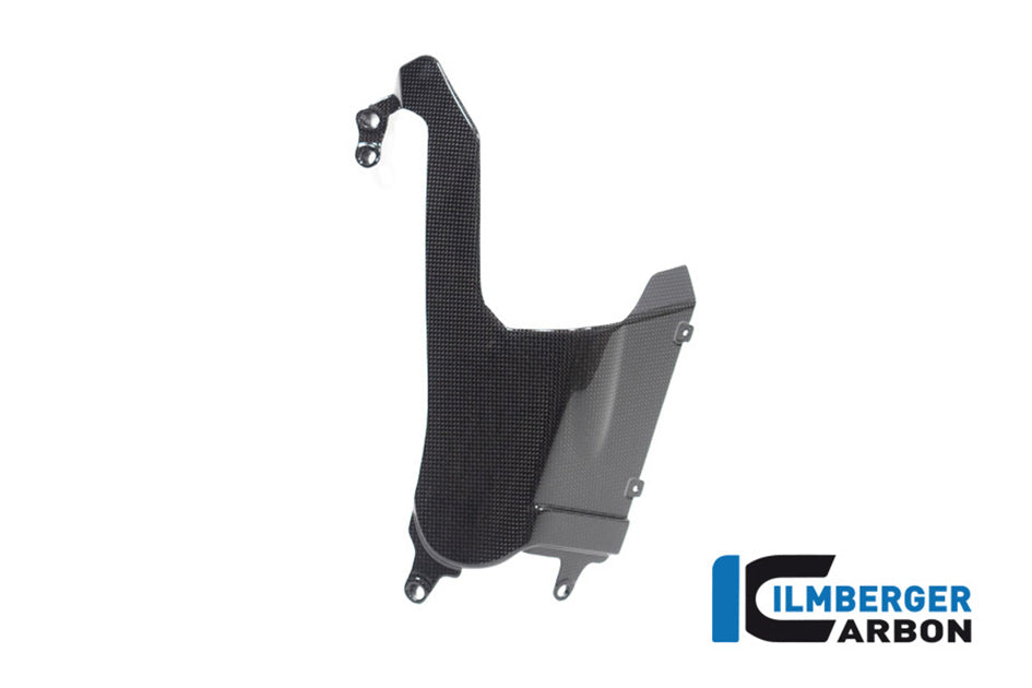Ilmberger Carbon Exhaust Cover (On The Left Bellypan) (Gloss Finish) - (V4 / S Models)