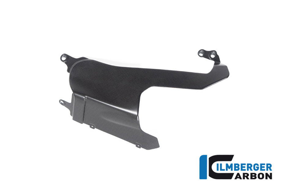 Ilmberger Carbon Exhaust Cover (On The Left Bellypan) (Matt Finish) - (V4 / S Models)