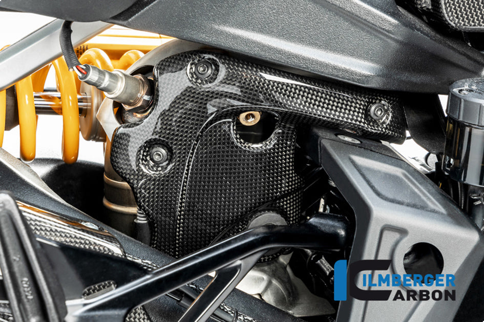 Ilmberger Carbon Exhaust Protector On The Manifold - Gloss Finish