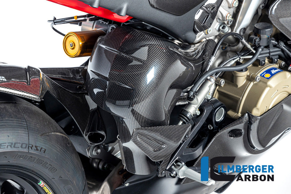 Ilmberger Carbon Exhaust Protector (Gloss Finish) - (V4 / S Models)