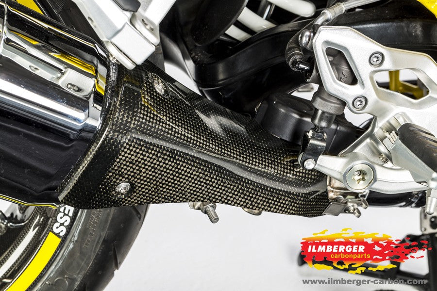 Ilmberger Carbon Front Silencer Protector – BMW R1200R 2015–2019 / BMW R1200RS 2015–2019