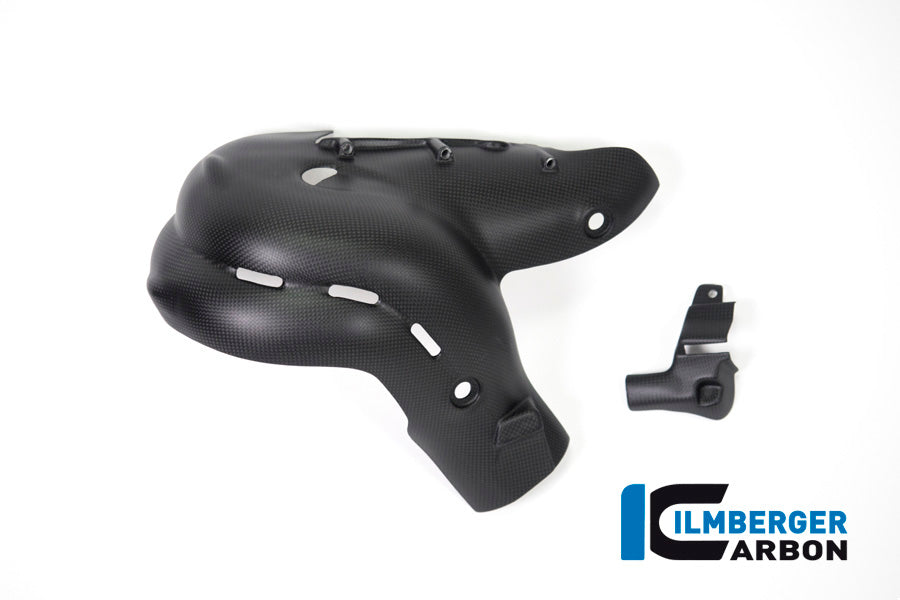 Ilmberger Carbon Exhaust Protector - Matt Finish - (V4 / S Models) (For Euro 4 Models Only)