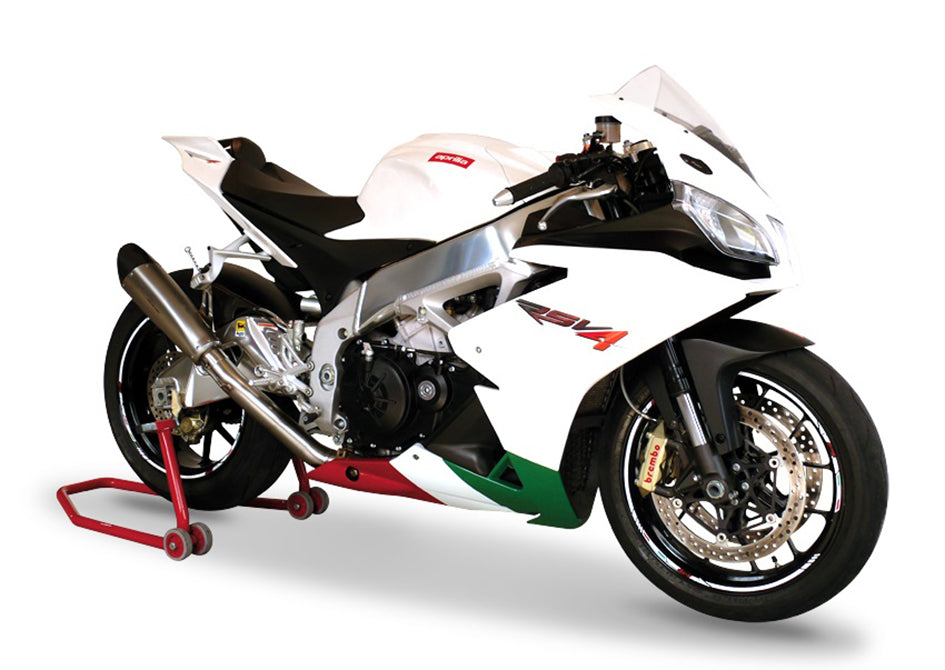 HP Corse Evoxtreme 310mm Titanium Slip-On Kit (Road Legal) – Aprilia Tuono V4 (1000cc) 2011–2014 / Aprilia Tuono V4 APRC (1000cc) 2011–2014