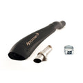 HP Corse Hydroform Black Coated Stainless Steel Slip-On Kit (Road Legal) (APHY1001BLACK-AB)