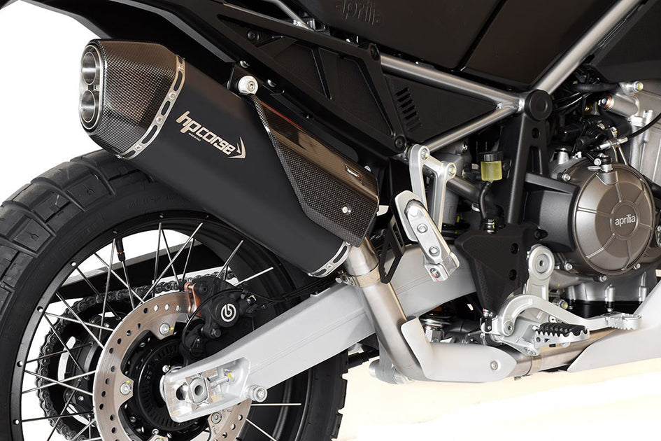 HP Corse SPS Carbon Black Coated Titanium 350 Slip-On Kit (Road Legal)