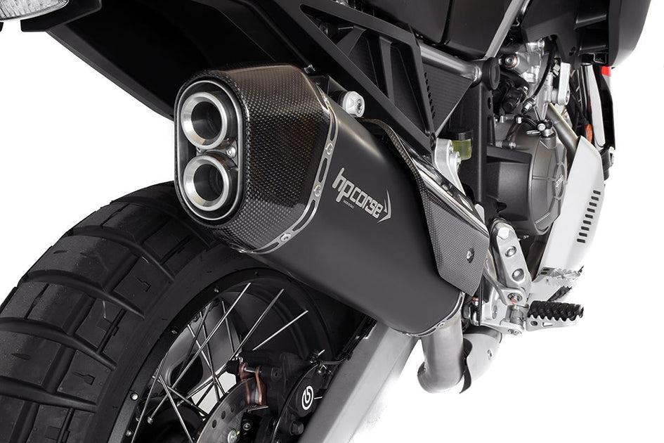 HP Corse SPS Carbon Black Coated Titanium 350 Slip-On Kit (Road Legal)