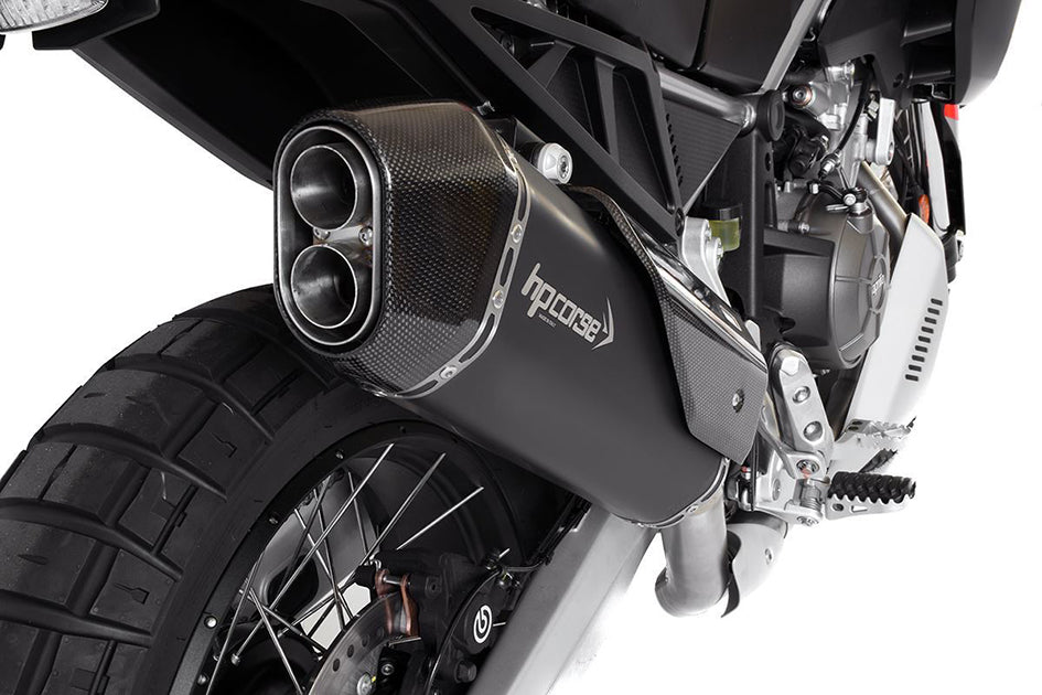 HP Corse SPS Carbon Black Coated Titanium 350 Slip-On Kit (Road Legal)