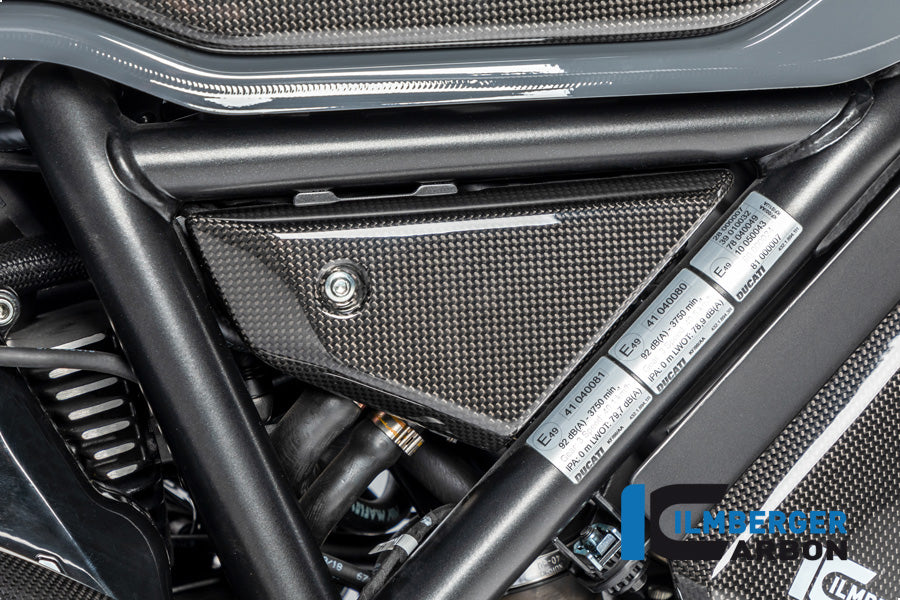 Ilmberger Carbon Cover Under Frame Right - Gloss