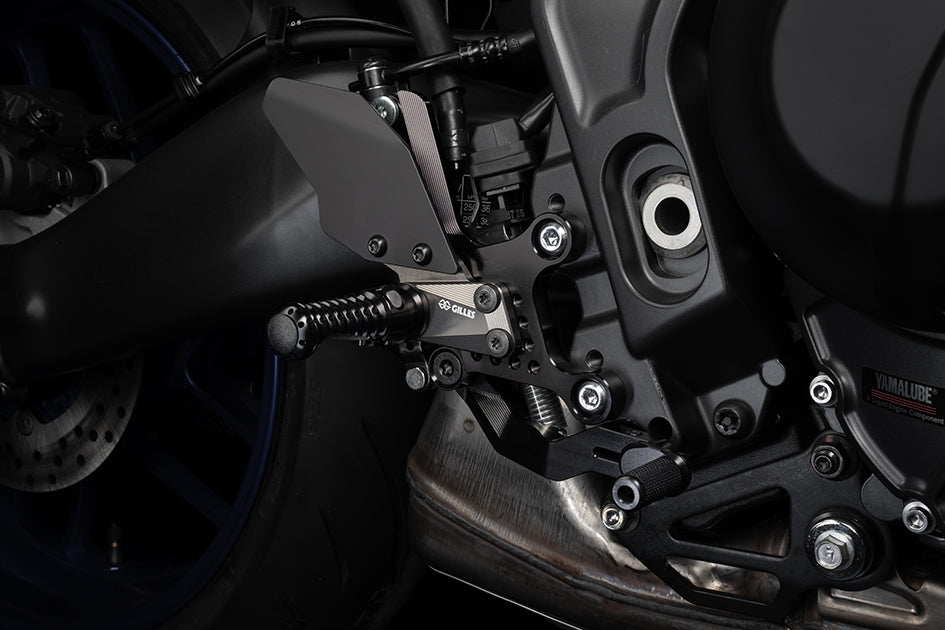 Gilles AS31GT3 Adjustable Rearset Kit - Black – Yamaha MT-09 2024–2026 / Yamaha XSR900 GP 2024–2026