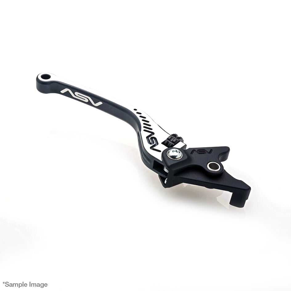 ASV C5 Brake Lever, Regular Length, Satin Textured Grey - Silver Dual Colour, 3 colours – Ducati 748 1994–1997 / Ducati 916 1994–1998 / …