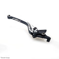 ASV C5 Brake Lever, Regular Length, Satin Textured Grey - Silver Dual Colour, 3 colours – Buell XB12R Firebolt (1200cc) 2004–2007 / Buell XB9R (900cc) 2004–2007 / …