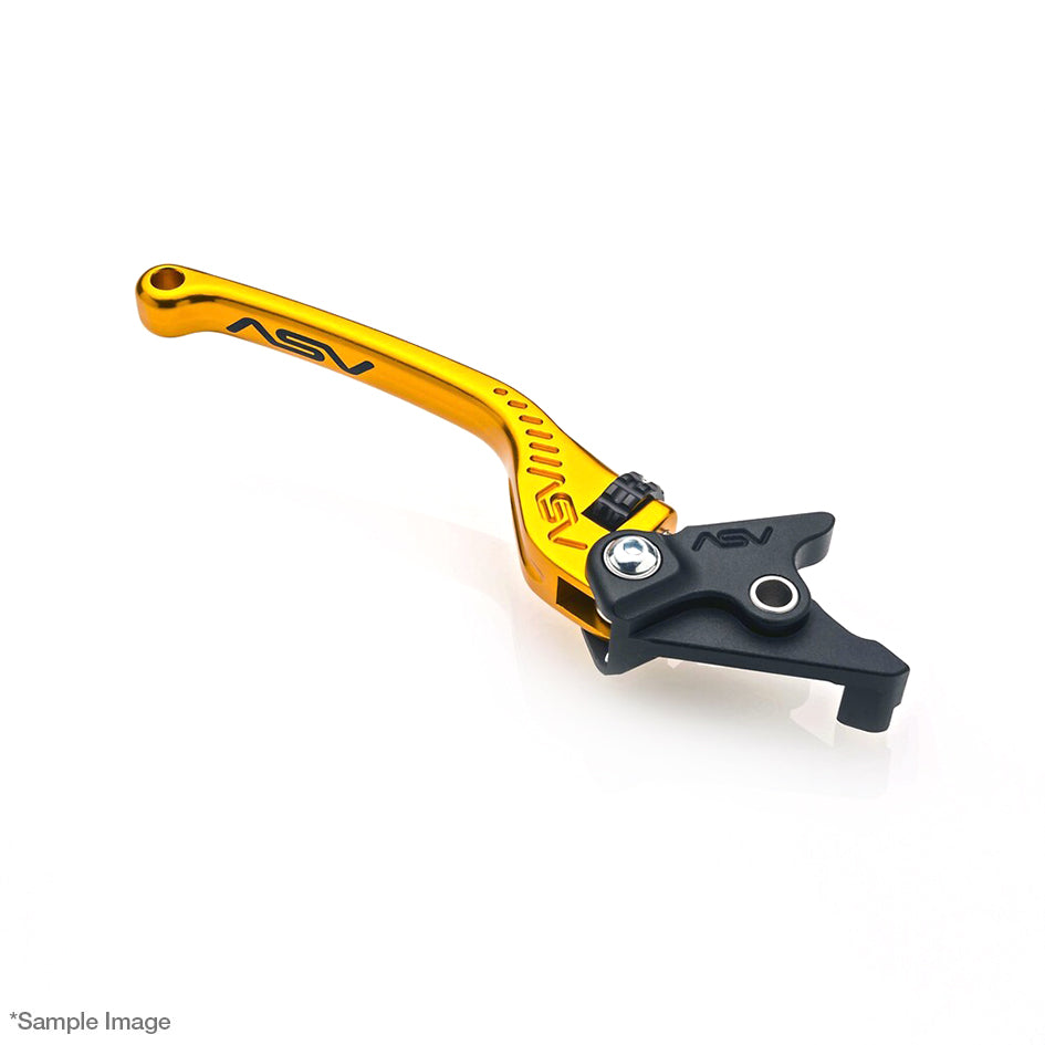 ASV F3 Brake Lever, Regular Length, Gloss Gold, 5 colours – KTM 1390 Super Duke R / Evo 2024–2026 / KTM 890 Duke / R / GP 2020–2023 / …