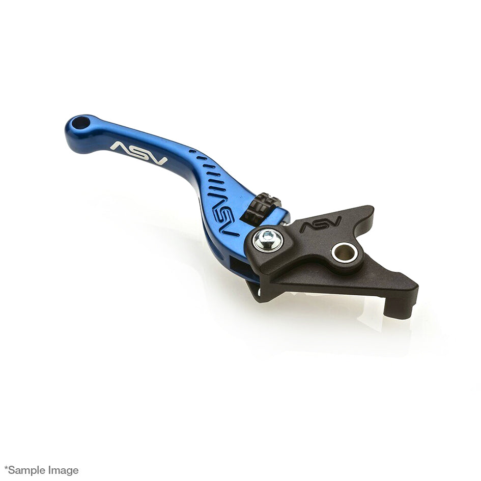 ASV F3 Brake Lever, Short, Gloss Blue, 5 colours. Fits adjustable stock lever – BMW S1000R Naked 2021–2026 / CFMoto 300 SR 2022–2024 / …