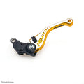 ASV C5 Clutch Lever, Short, Satin Textured Gold - Silver Dual Colour, 3 colours – Aprilia RS660 / Factory 2020–2026 / Aprilia RSV4 (1000cc) 2009–2014 / …