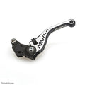 ASV C5 Clutch Lever, Short, Satin Textured Grey - Silver Dual Colour, 3 colours – Honda CB1000R 2008–2017 / Honda CBR1000RR Fireblade 2004–2005 / …
