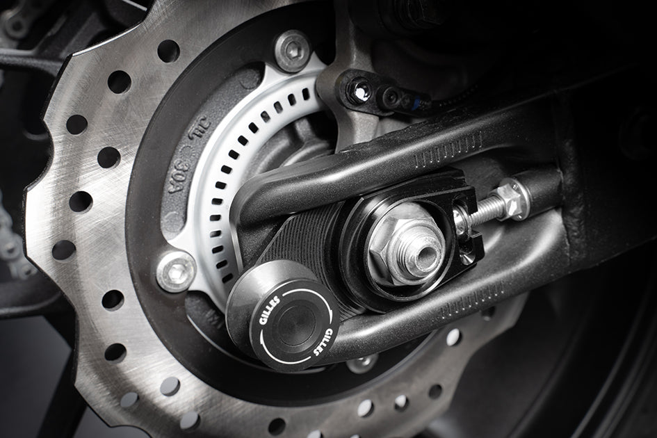 Gilles AXB Chain Adjusters With Paddock Stand Adapters