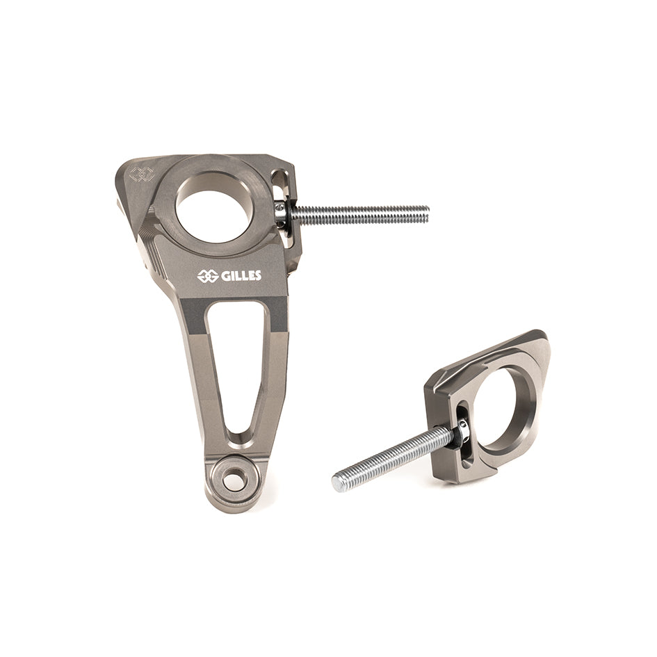 Gilles AXB Chain Adjusters With Quick Change System - Gunmetal Grey