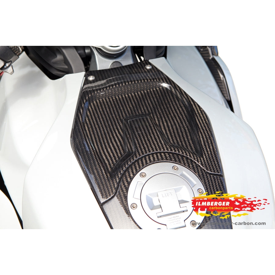 Ilmberger Carbon Battery Cover – BMW K1200S 2005–2008 / BMW K1300S 2009–2017