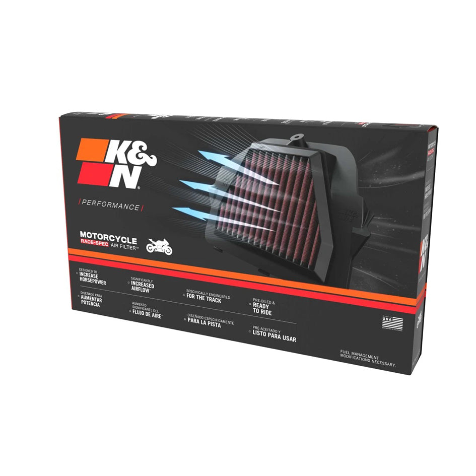 K&N Performance Air Filter [race only hi flow version] – BMW S1000R Naked 2015–2016 / BMW S1000R Naked 2017–2020 / …