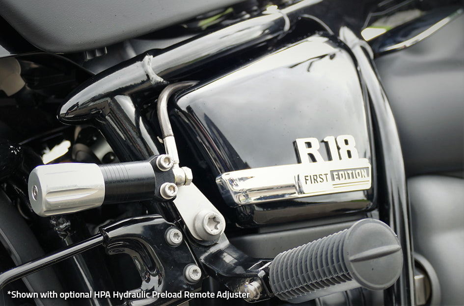 Hyperpro Fully Adjustable Shock (Hose Reservoir) - High & Low Speed Compression - Bespoke Order To Riders Own Specification – BMW R18 / Classic 2020–2024