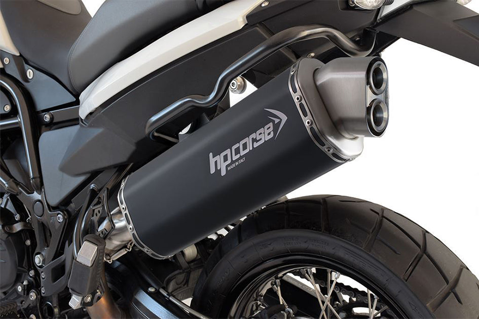 HP Corse 4-Track R Black Coated Titanium Slip-On Kit (Road Legal)