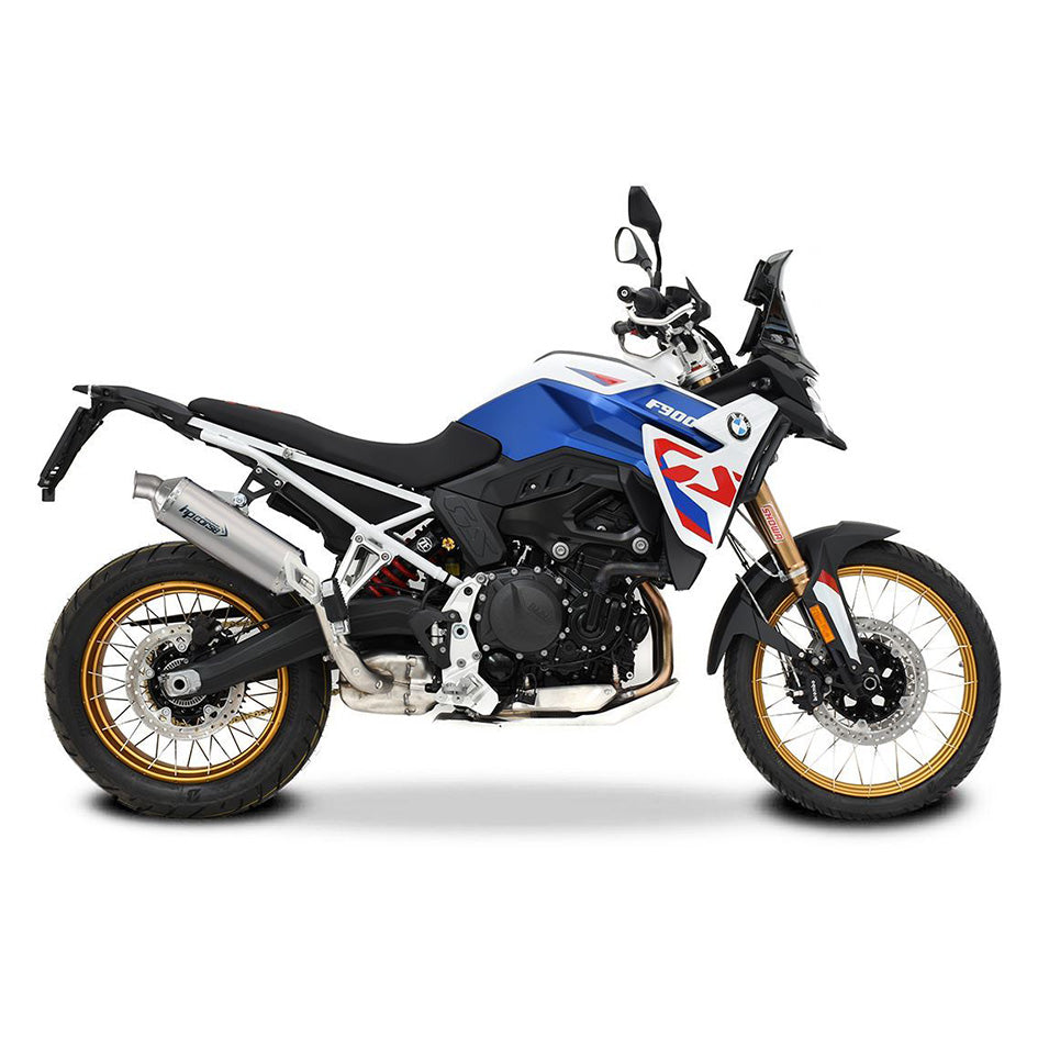 HP Corse SP-1 Evo Short Titanium Slip-On Kit (Road Legal) – BMW F900GS 2024–2026 / BMW F900GS Adventure 2024–2026