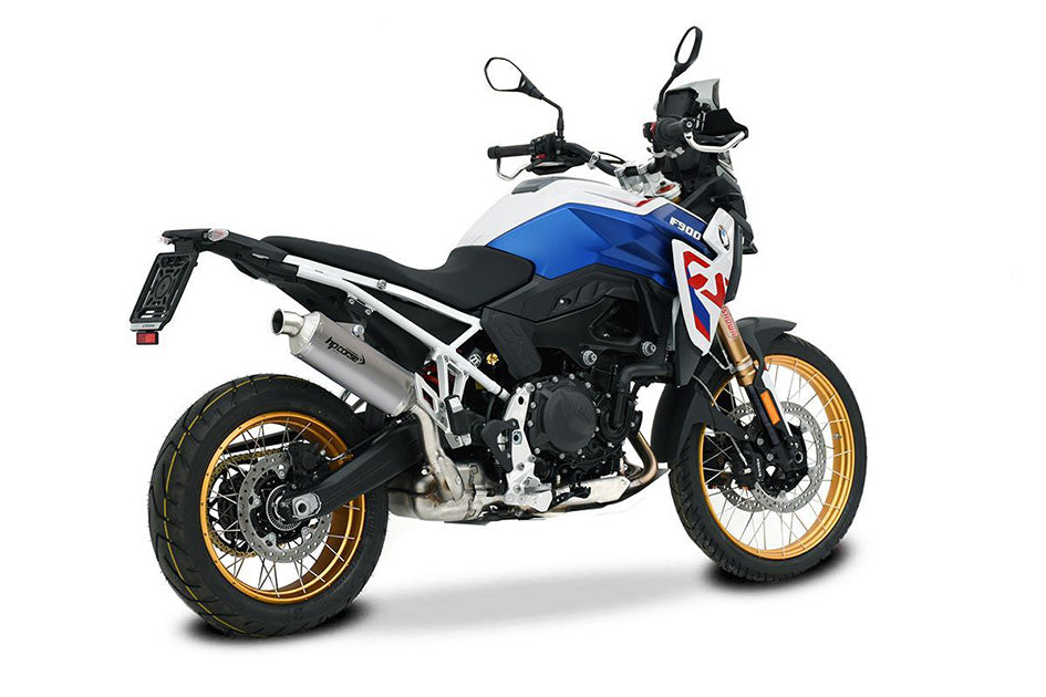 HP Corse SP-1 Evo Short Titanium Slip-On Kit (Road Legal) – BMW F900GS 2024–2026 / BMW F900GS Adventure 2024–2026