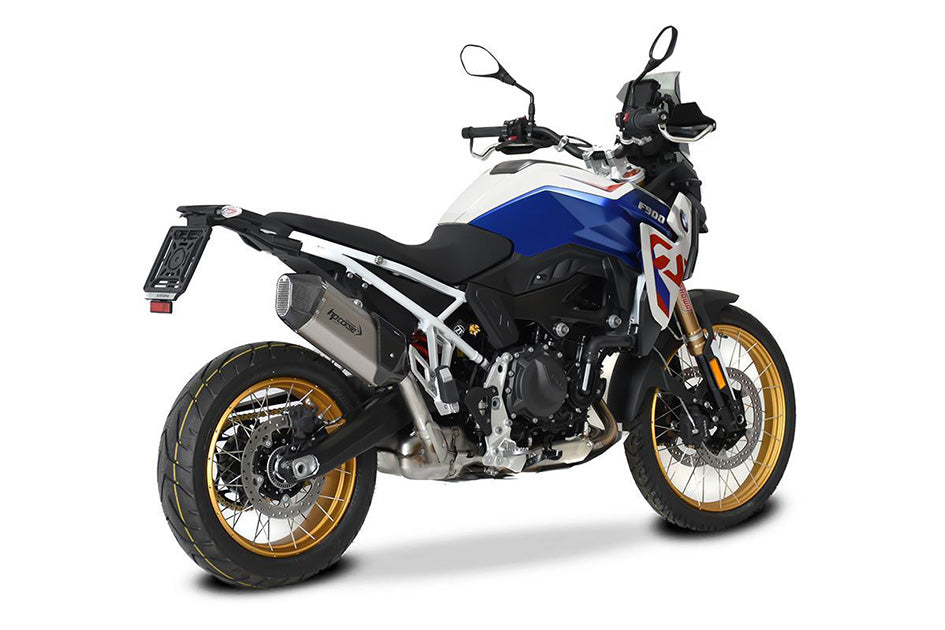 HP Corse SPS Rally 270 Titanium Slip-On Kit (Road Legal) – BMW F900GS 2024–2026 / BMW F900GS Adventure 2024–2026
