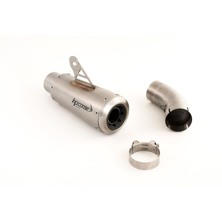 HP Corse GP-07 Satin Stainless Steel Slip-On Kit (Road Legal) – BMW RNineT (1200cc) 2014–2016
