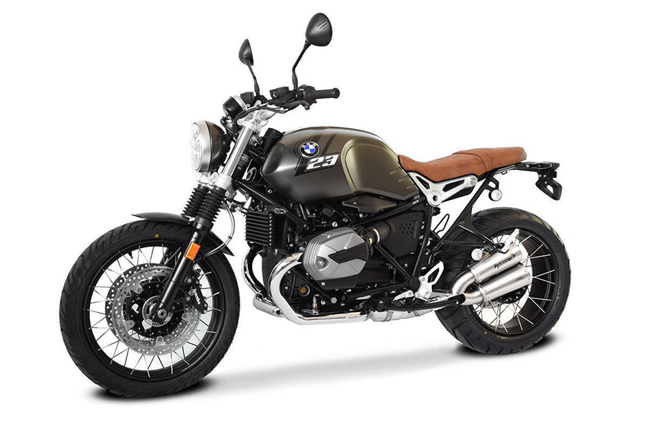 HP Corse GP-07 Dual Satin Stainless Steel Slip-On Kit (Road Legal) – BMW RNineT (1200cc) 2021–2023