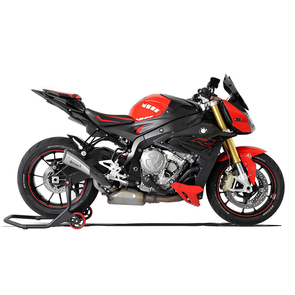 HP Corse Hydroform Satin Stainless Steel Slip-On Kit (Road Legal) – BMW S1000R Naked 2017–2020
