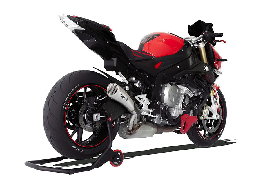 HP Corse Hydroform Satin Stainless Steel Slip-On Kit (Road Legal) – BMW S1000R Naked 2017–2020