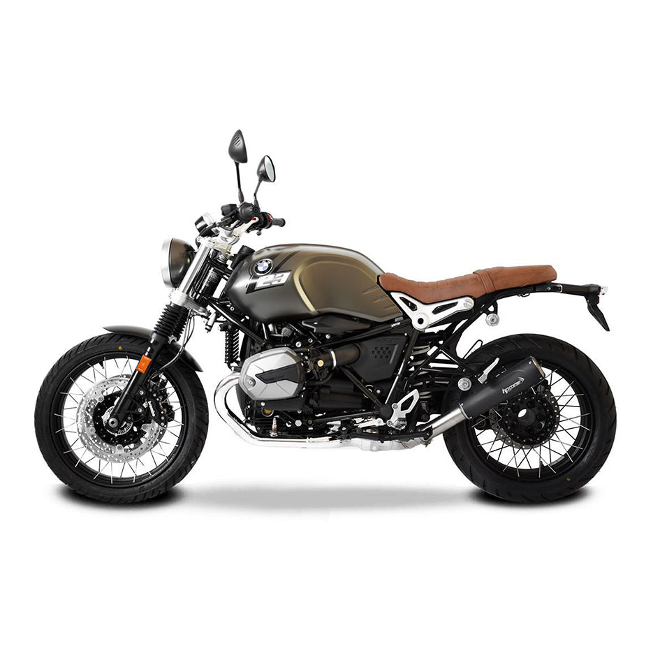 HP Corse Low Level Hydroform RS 300 Black Coated Stainless Steel Slip-On Kit (Road Legal)