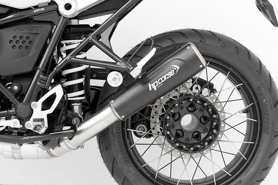 HP Corse Low Level Hydroform RS 300 Black Coated Stainless Steel Slip-On Kit (Road Legal)