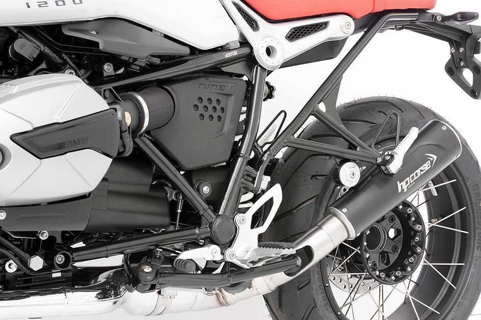 HP Corse Low Level Hydroform RS 300 Black Coated Stainless Steel Slip-On Kit (Road Legal)